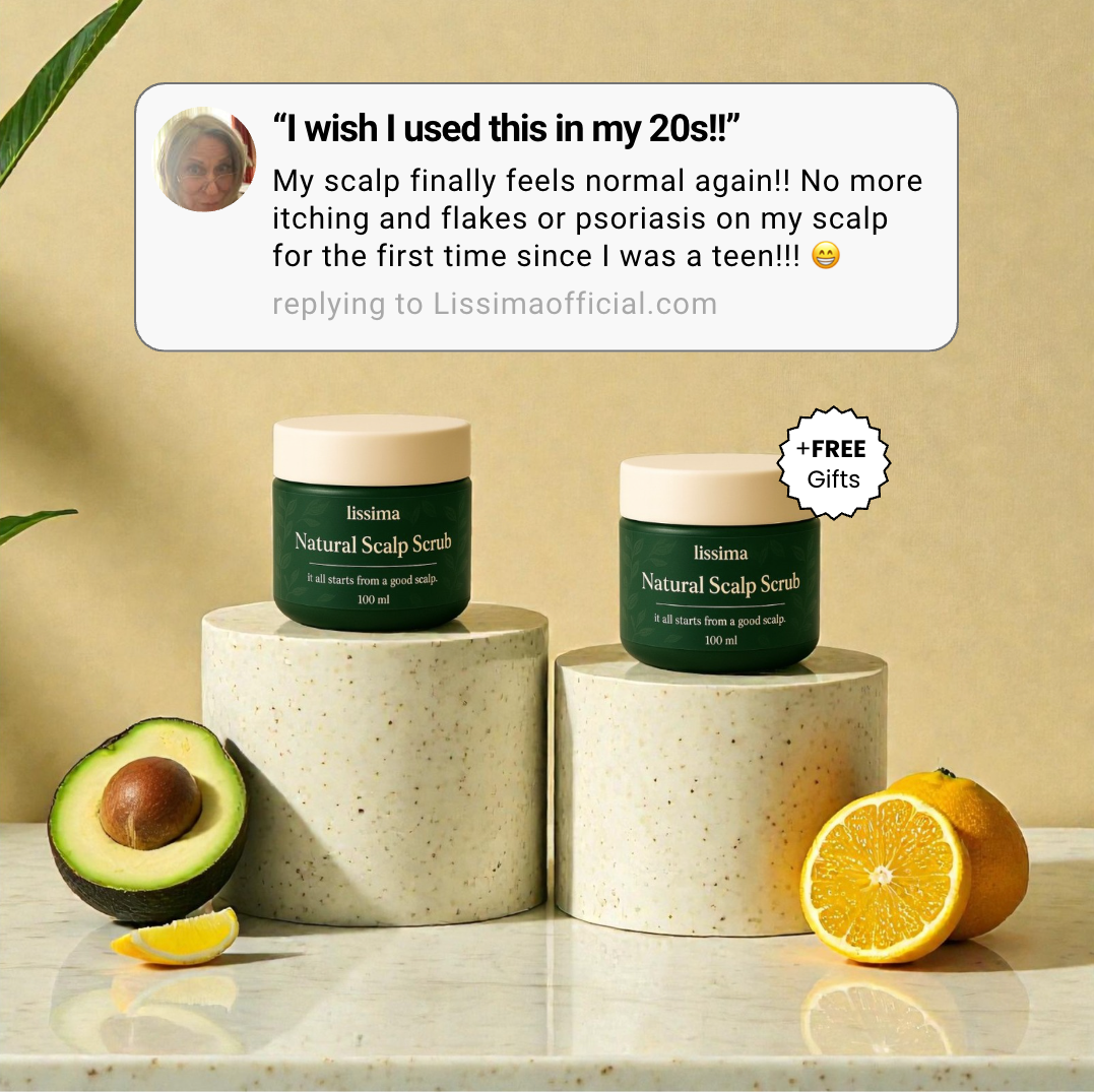LISSIMA Natural Scalp Scrub – bei schuppiger, juckender, irritierter Kopfhaut (Sensitive Care)